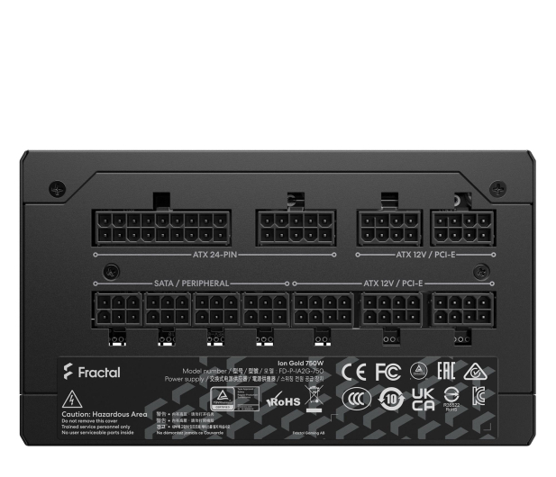 FRACTAL DESIGN Ion 3 Gold 750W 80 Plus Gold FD-P-IA3G-750 - 1417869 - zdjęcie 5